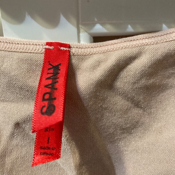 Spandex slimmer and shine open bust bodysuit large natural mood - Picture 3 of 5